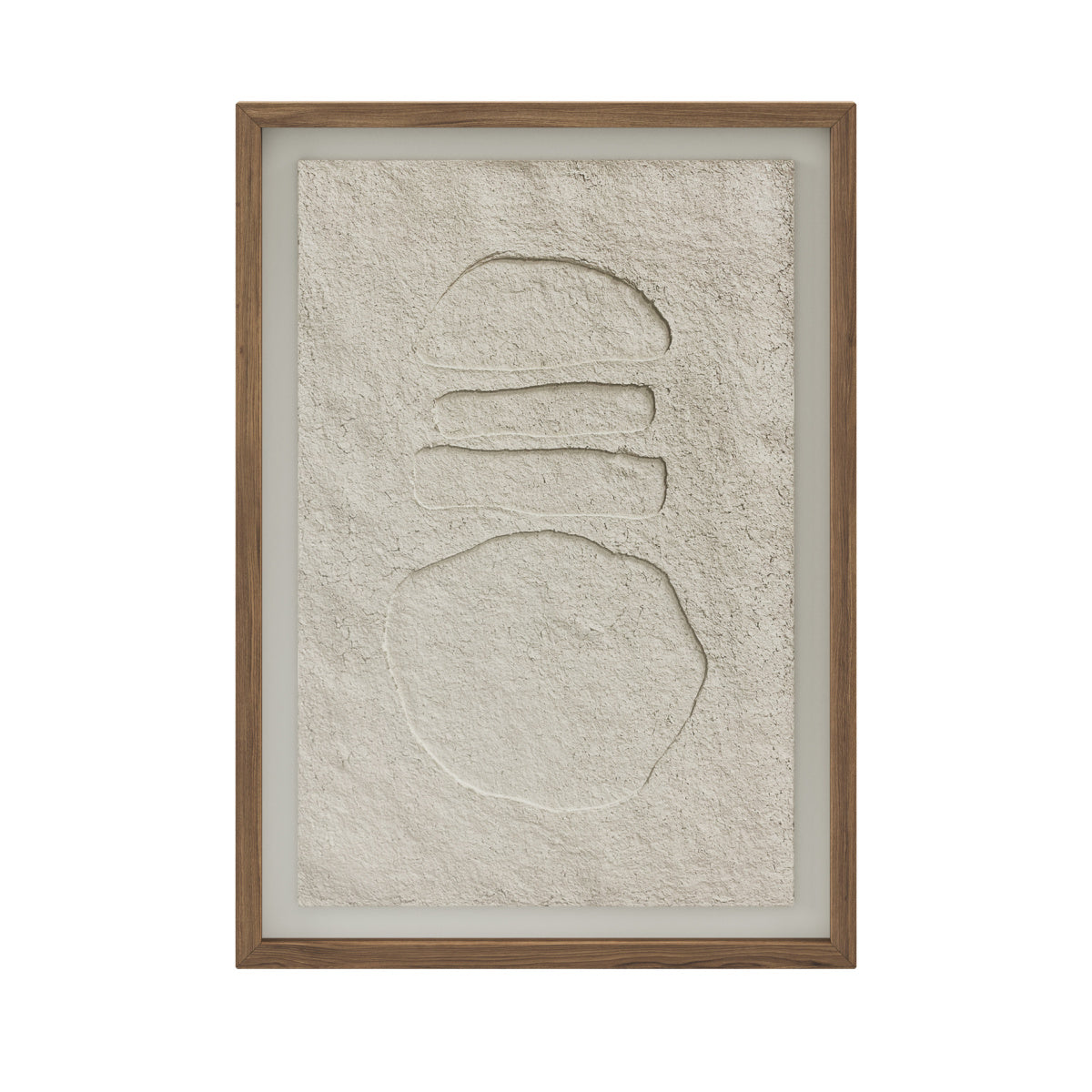 Tableau en papier maché beige | Dôme Deco Serene | REMO, mobilier et décoration d'intérieur