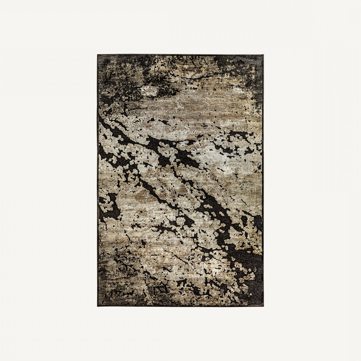 Tapis en tissu noir 200 x 300 cm | Vical Arleth | REMO, mobilier et décoration d'intérieur