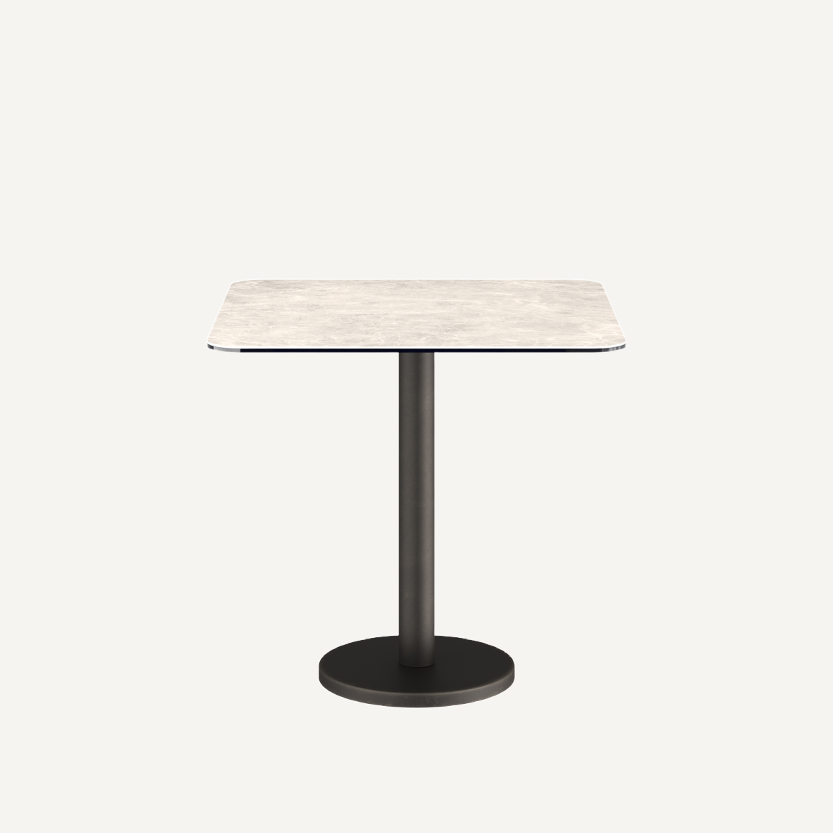 Table carrée en céramique crème | Dôme Deco Bari | REMO, mobilier et décoration d'intérieur