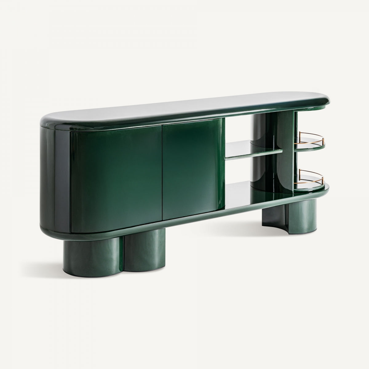 Buffet Art déco en bois vert | Vical Gory | REMO-HOME, mobilier et décoration d'intérieur