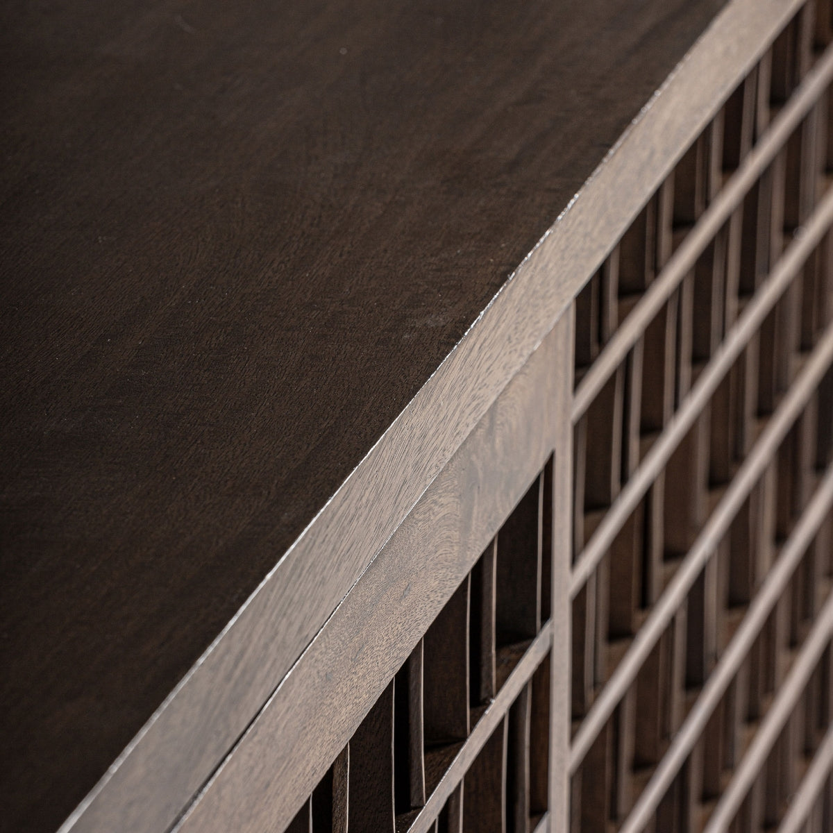 Buffet en bois de manguier marron | Vical Kladno | REMO-HOME, mobilier et décoration d'intérieur