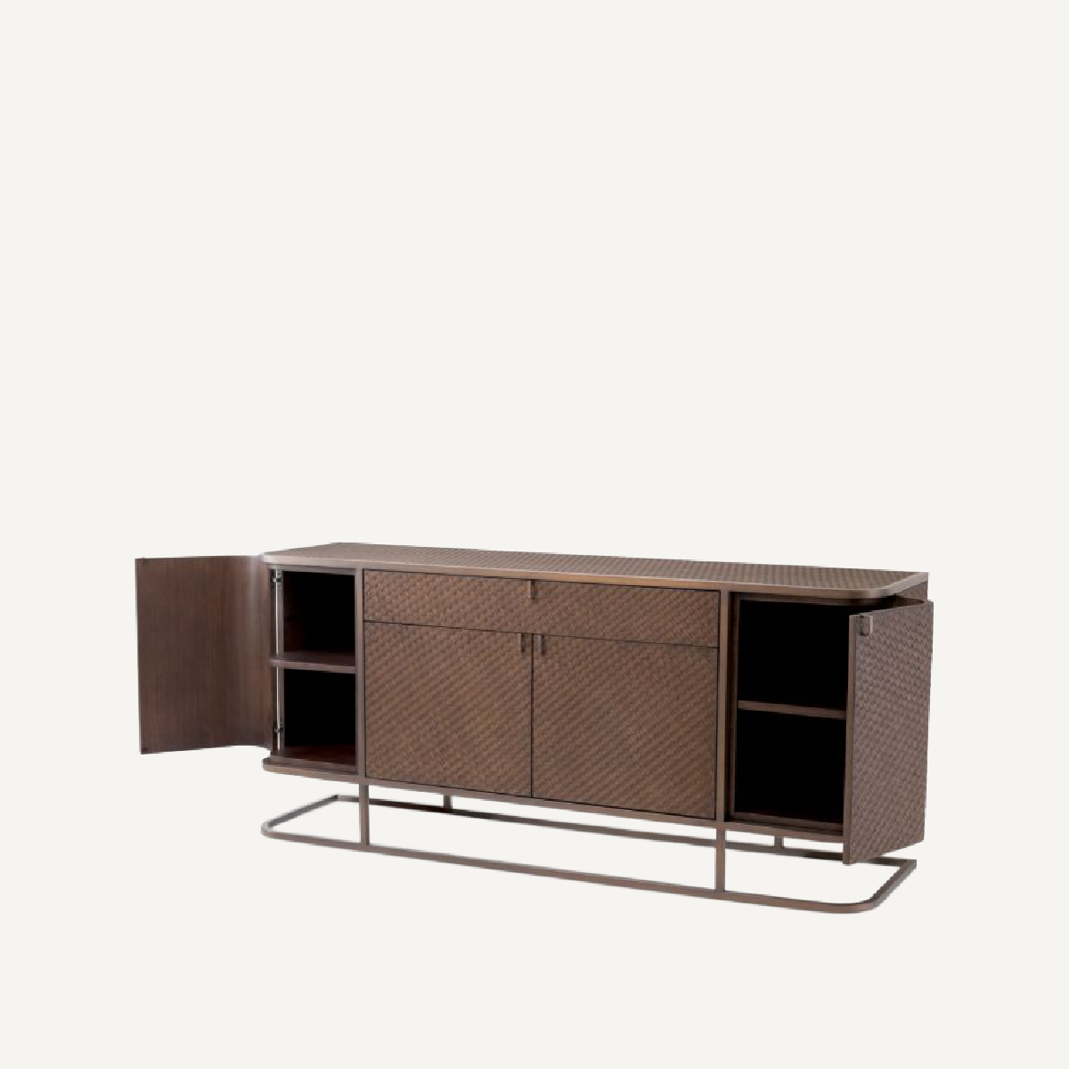 Buffet en chêne tressé marron | Eichholtz Napa Valley | REMO-HOME, mobilier et décoration d'intérieur
