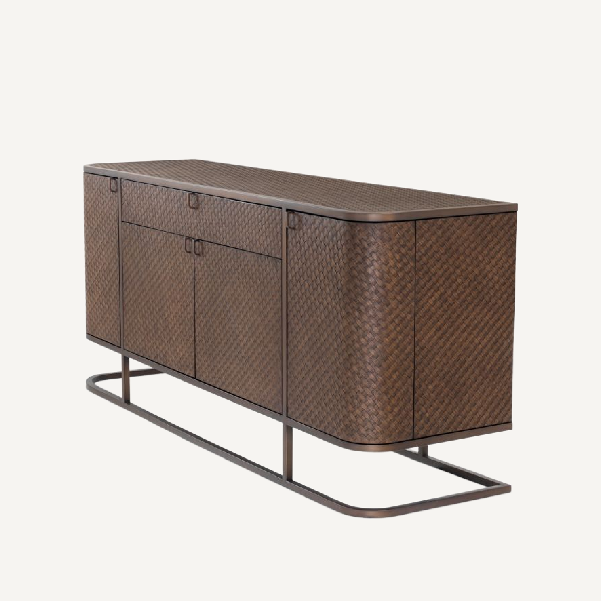 Buffet en chêne tressé marron | Eichholtz Napa Valley | REMO-HOME, mobilier et décoration d'intérieur