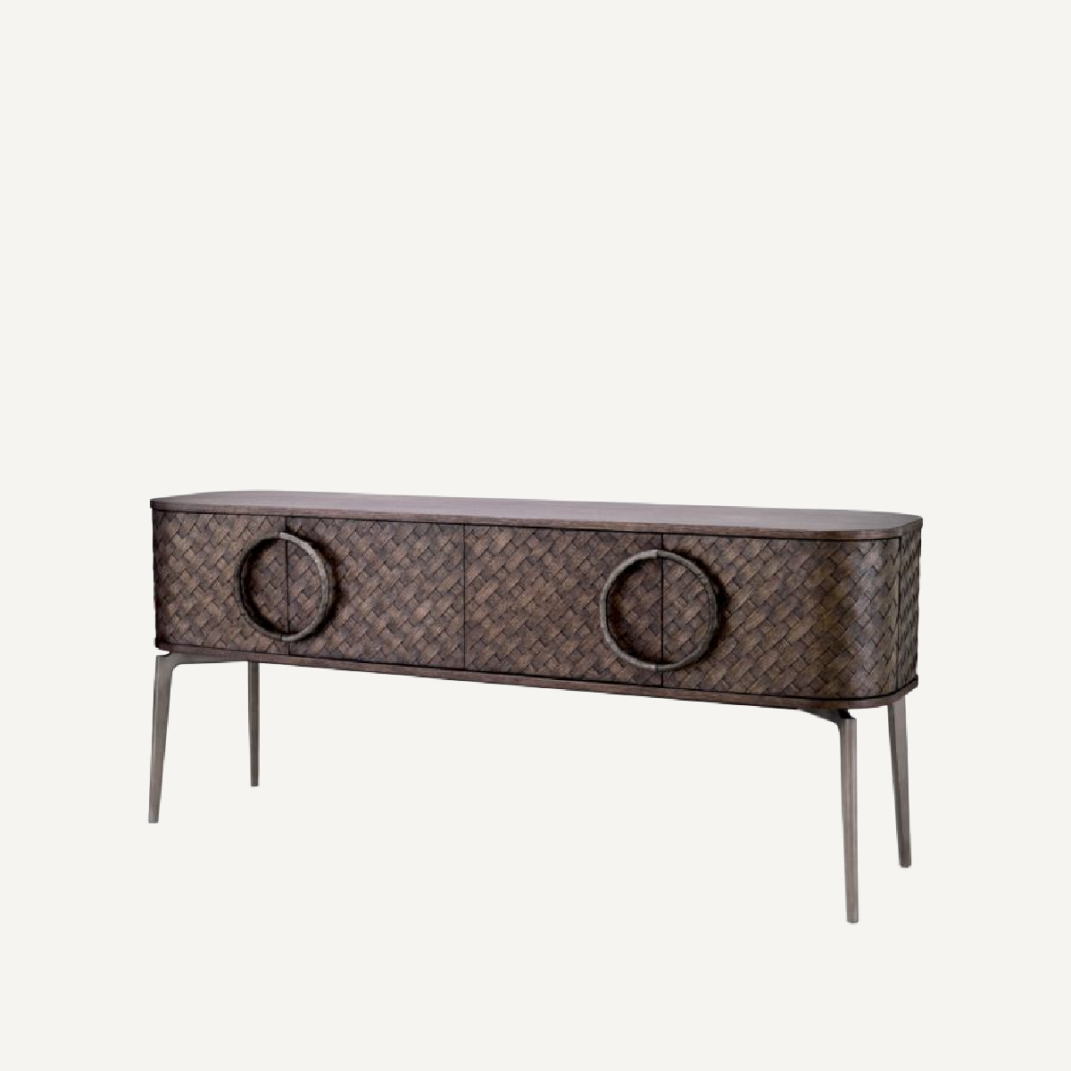 Buffet en chêne tressé marron | Eichholtz Nilsson | REMO-HOME, mobilier et décoration d'intérieur
