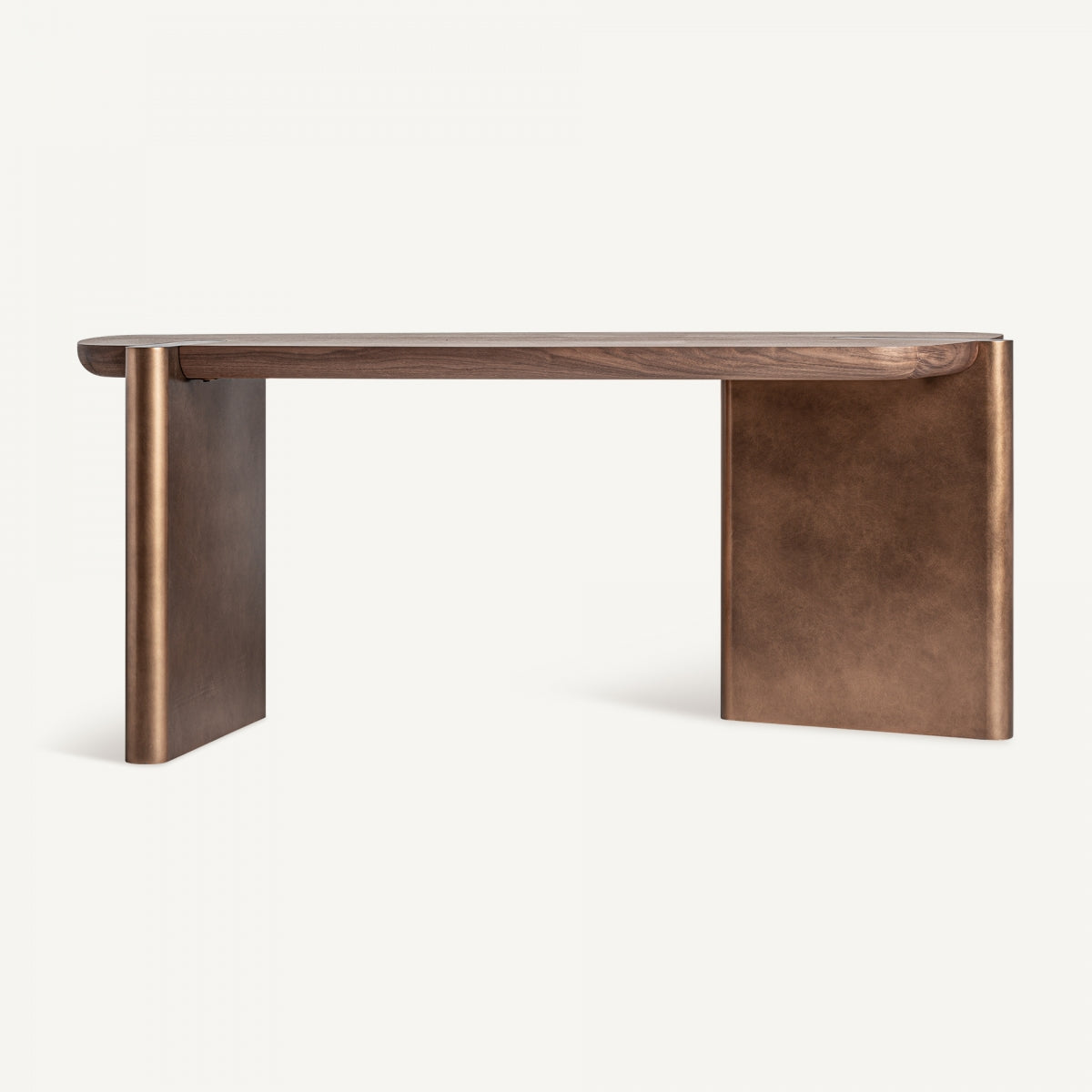 Bureau en bois de noyer marron | Vical Fin | REMO-HOME, mobilier et décoration d'intérieur