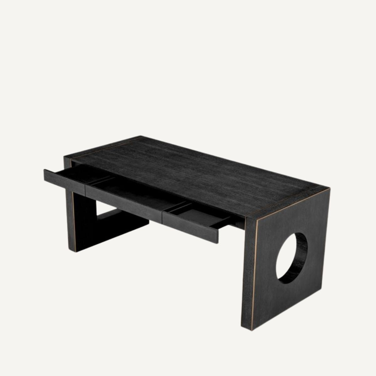 Bureau en chêne gris anthracite | Eichholtz Rovigo | REMO-HOME, mobilier et décoration d'intérieur