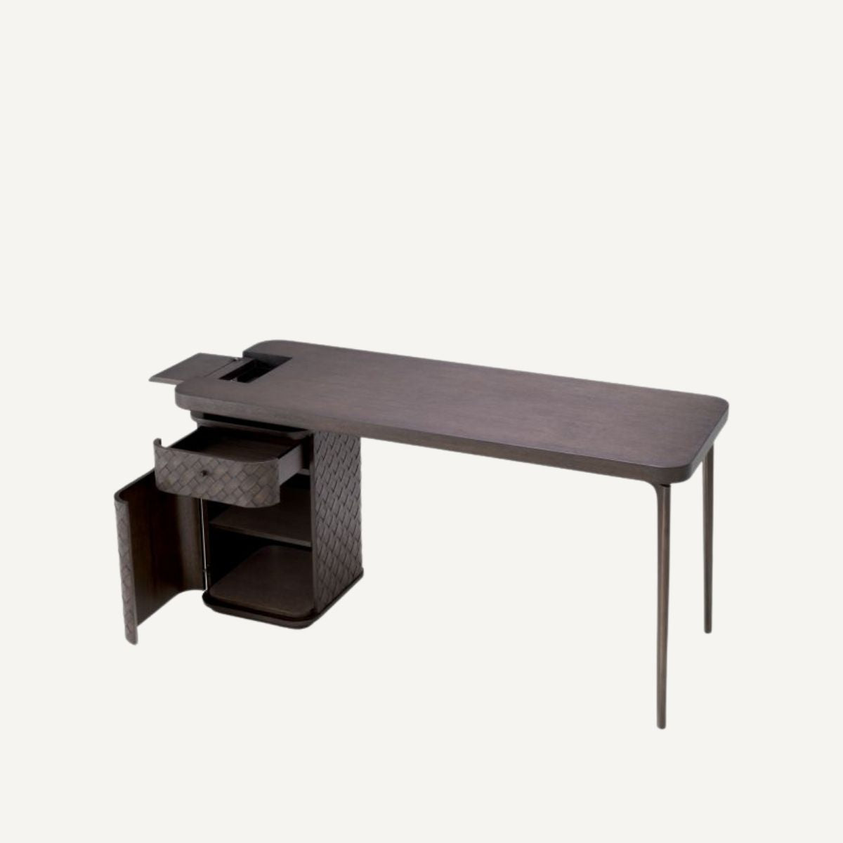Bureau en chêne tressé | Eichholtz Fiji | REMO-HOME, mobilier et décoration d'intérieur
