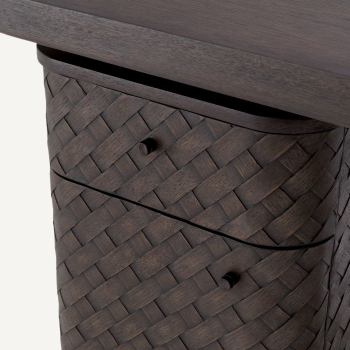 Bureau en chêne tressé | Eichholtz Fiji | REMO-HOME, mobilier et décoration d'intérieur