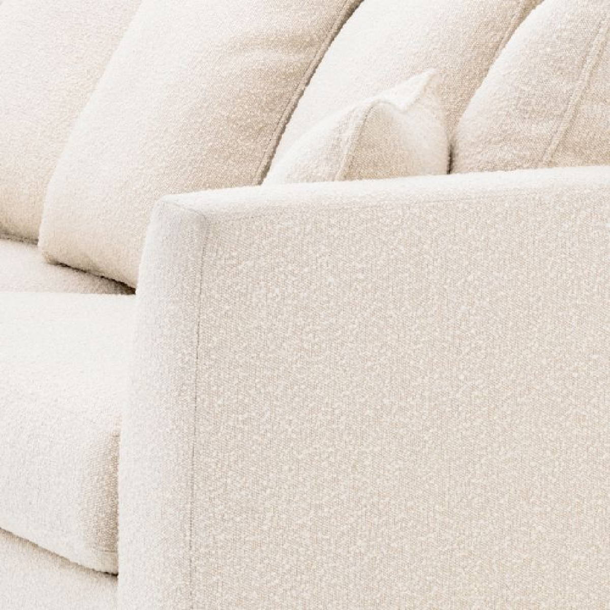Canapé 2-3 places bouclé blanc | Eichholtz Taylor | REMO-HOME, mobilier et décoration d'intérieur