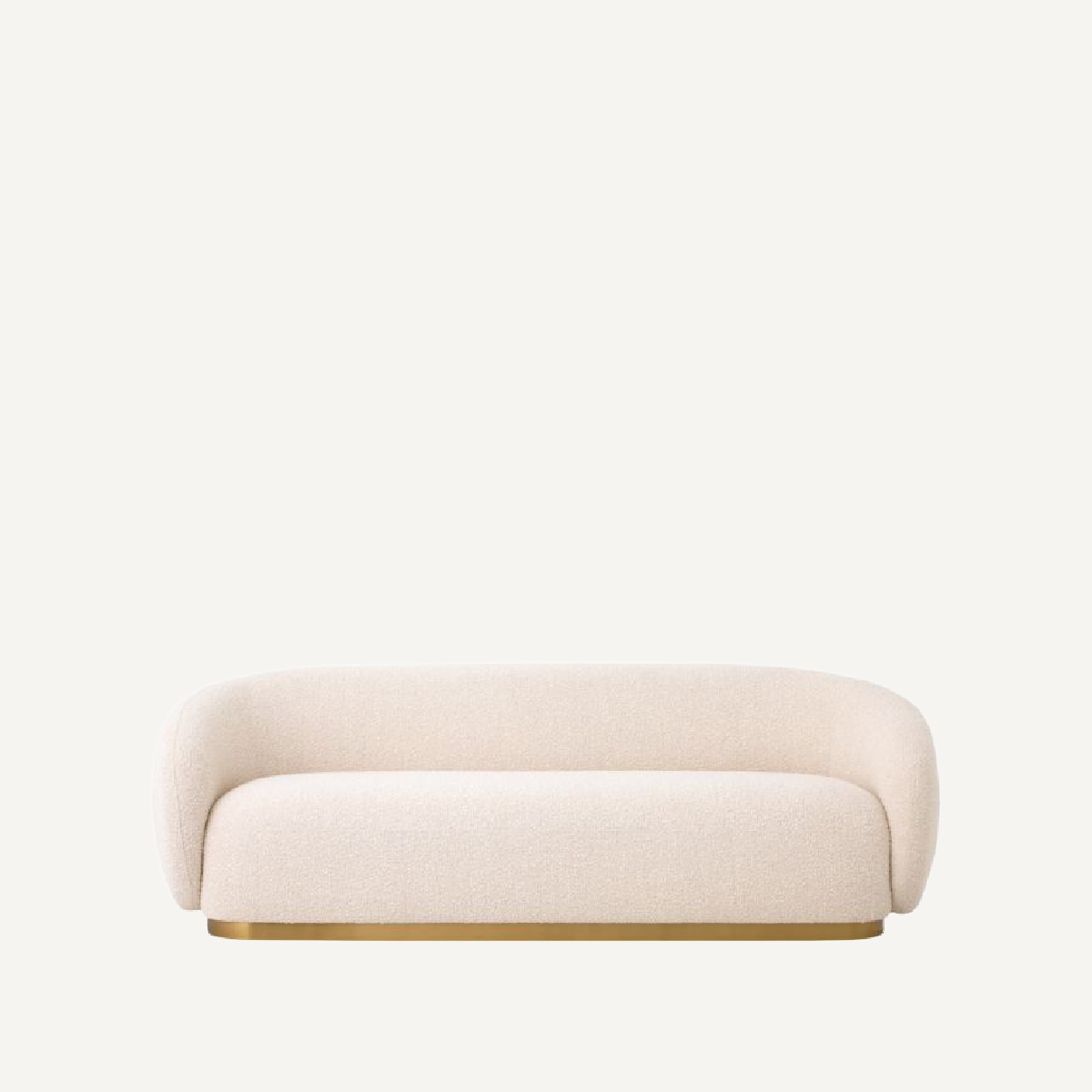 Canapé 2-3 places bouclé crème | Eichholtz Brice | REMO-HOME, mobilier et décoration d'intérieur