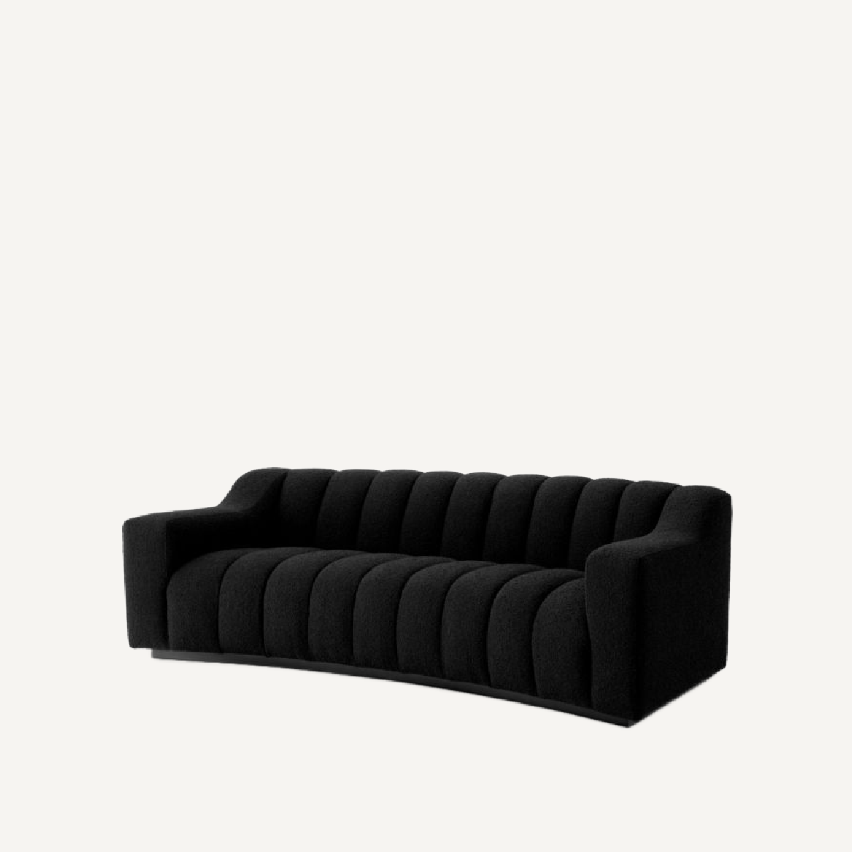 Canapé 2-3 places bouclé noir | Eichholtz Kelly S | REMO-HOME, mobilier et décoration d'intérieur