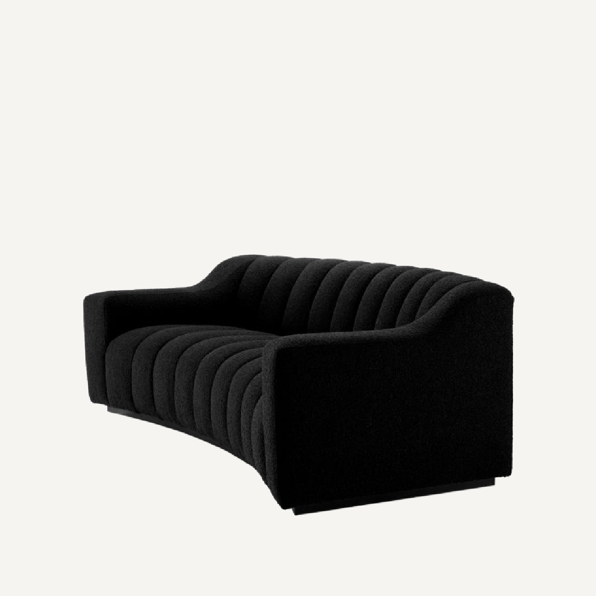 Canapé 2-3 places bouclé noir | Eichholtz Kelly S | REMO-HOME, mobilier et décoration d'intérieur