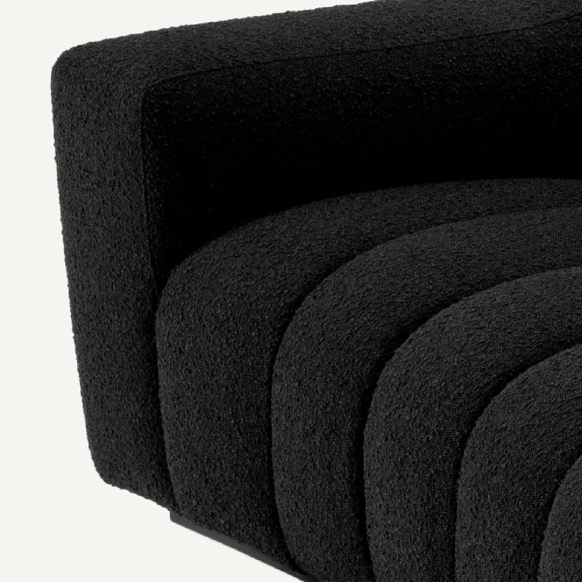 Canapé 2-3 places bouclé noir | Eichholtz Kelly S | REMO-HOME, mobilier et décoration d'intérieur