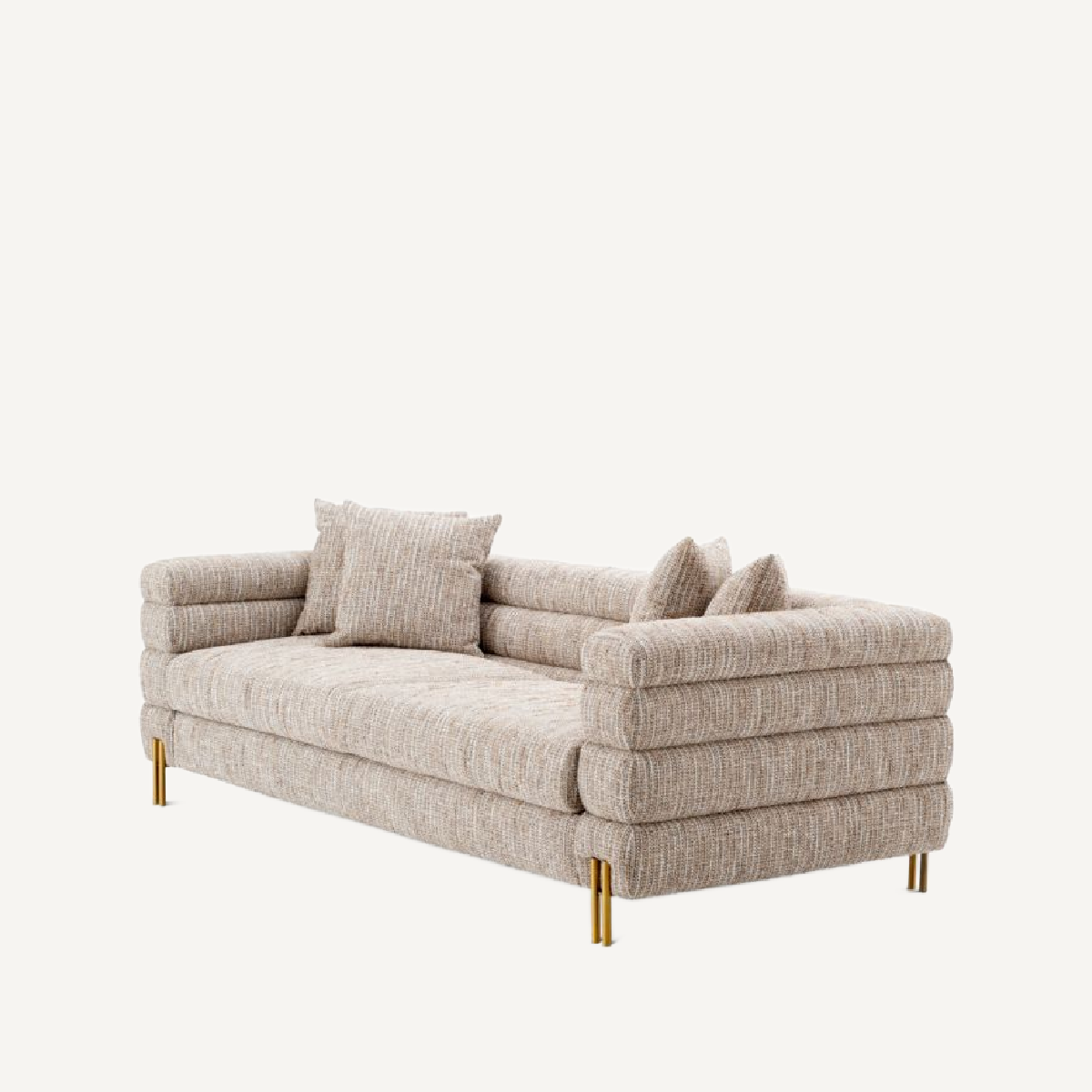 Canapé 2-3 places en tissu Mademoiselle beige | Eichholtz York | REMO-HOME, mobilier et décoration d'intérieur