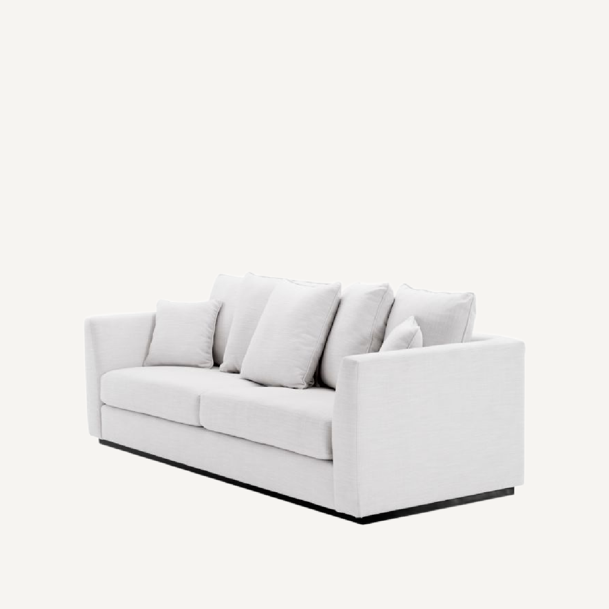 Canapé 2-3 places en tissu blanc | Eichholtz Taylor | REMO-HOME, mobilier et décoration d'intérieur