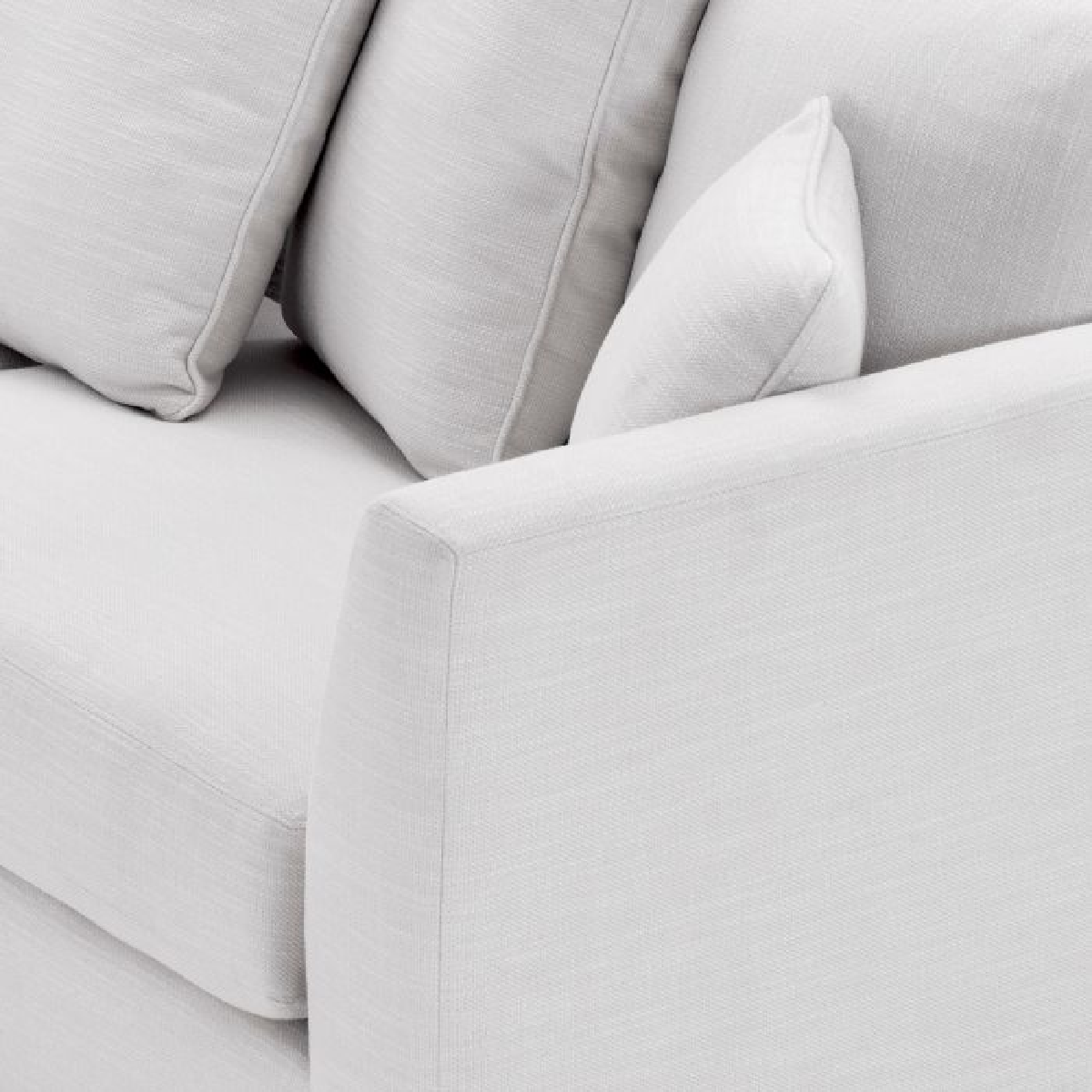 Canapé 2-3 places en tissu blanc | Eichholtz Taylor | REMO-HOME, mobilier et décoration d'intérieur