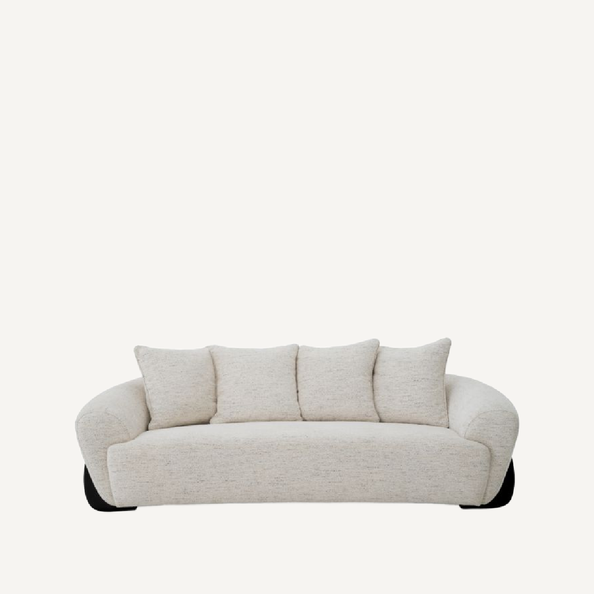 Canapé 2-3 places en tissu blanc cassé | Eichholtz Siderno | REMO-HOME, mobilier et décoration d'intérieur