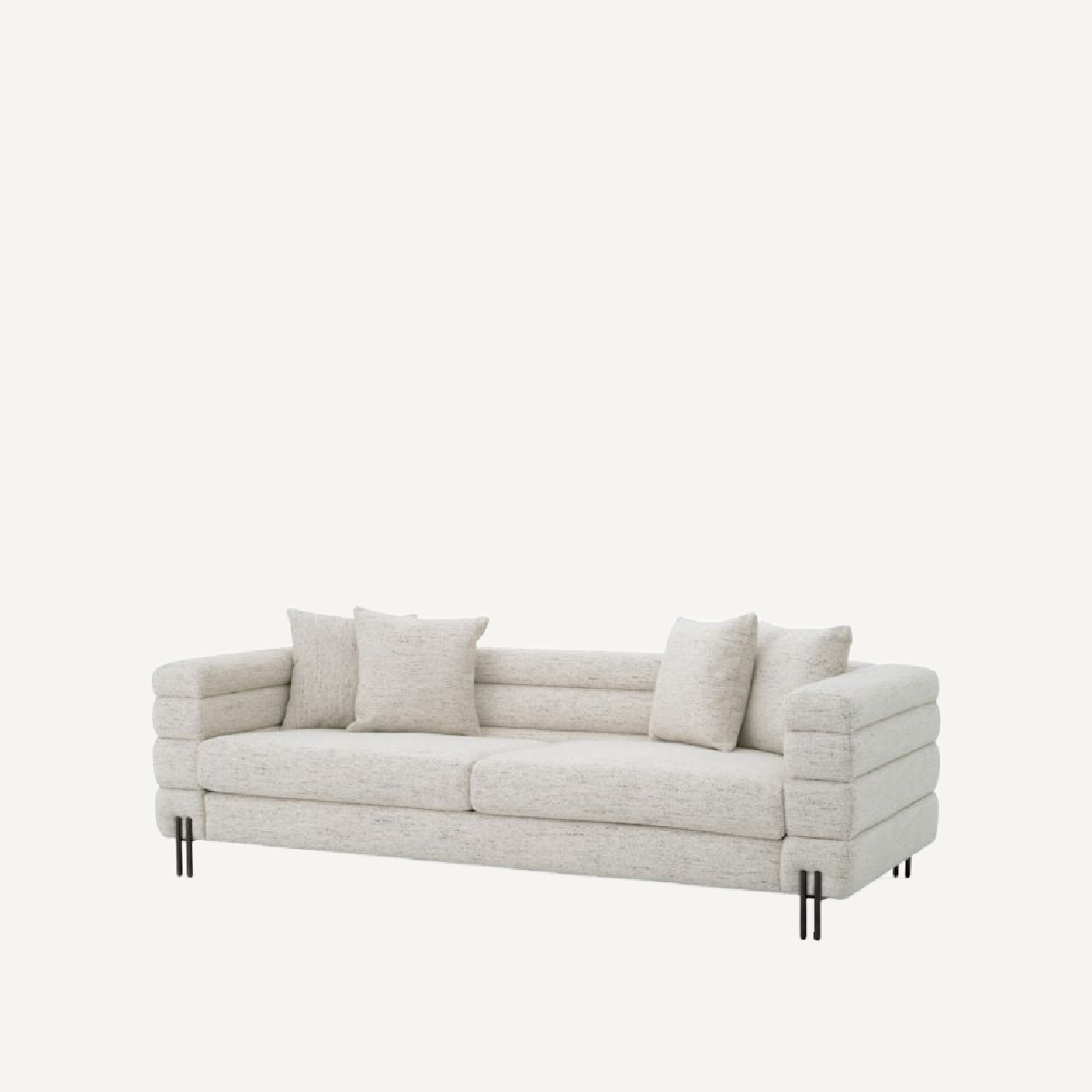 Canapé 2-3 places en tissu blanc cassé | Eichholtz York | REMO-HOME, mobilier et décoration d'intérieur
