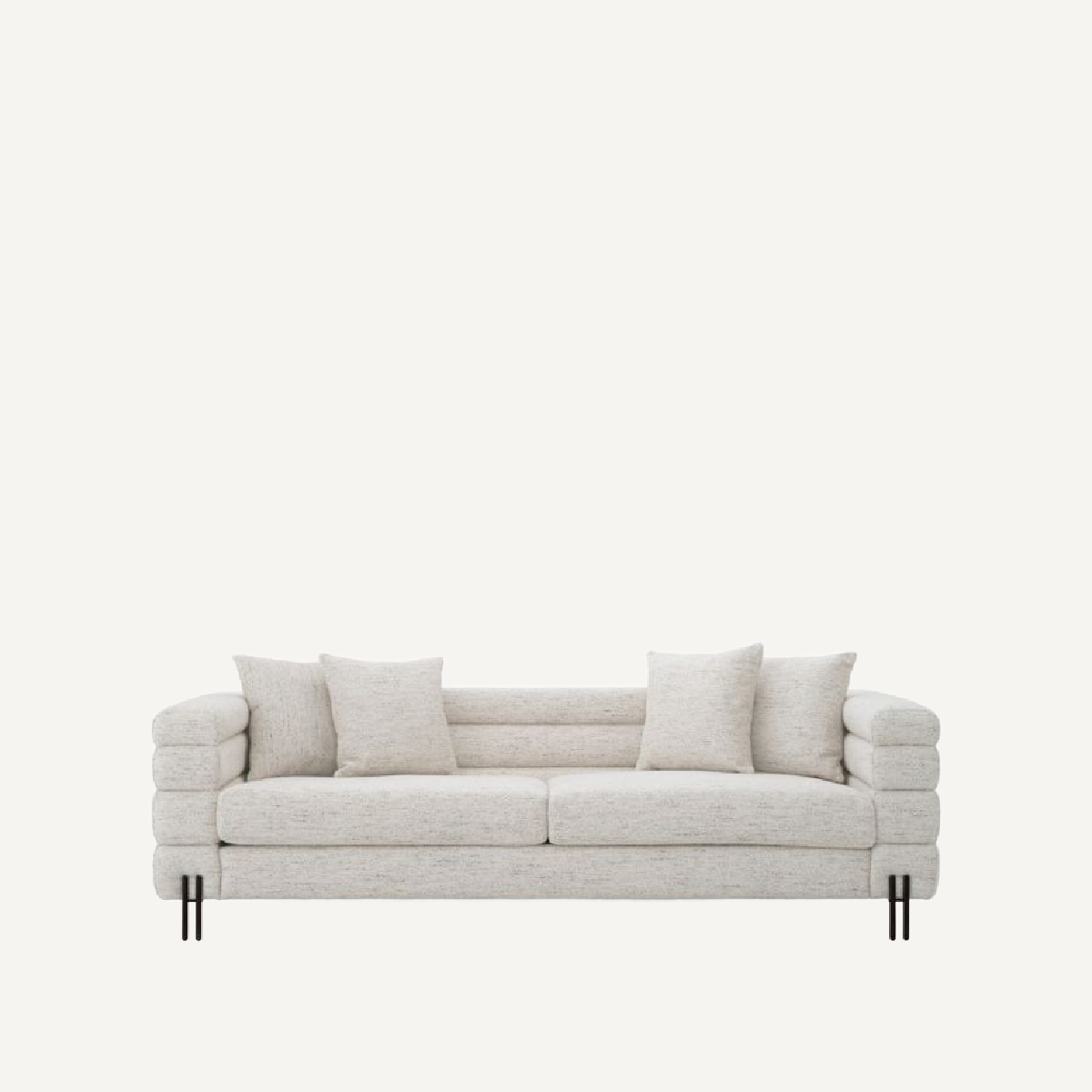 Canapé 2-3 places en tissu blanc cassé | Eichholtz York | REMO-HOME, mobilier et décoration d'intérieur