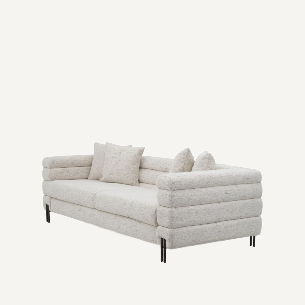 Canapé 2-3 places en tissu blanc cassé | Eichholtz York | REMO-HOME, mobilier et décoration d'intérieur