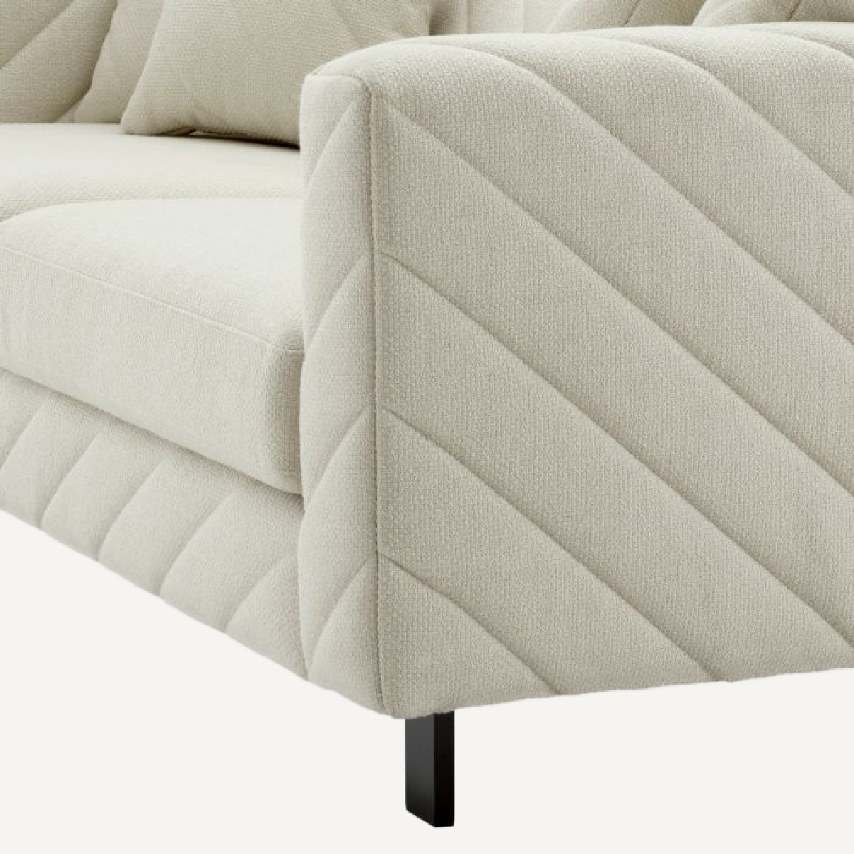 Canapé 2-3 places en tissu crème | Eichholtz Avellino | REMO-HOME, mobilier et décoration d'intérieur