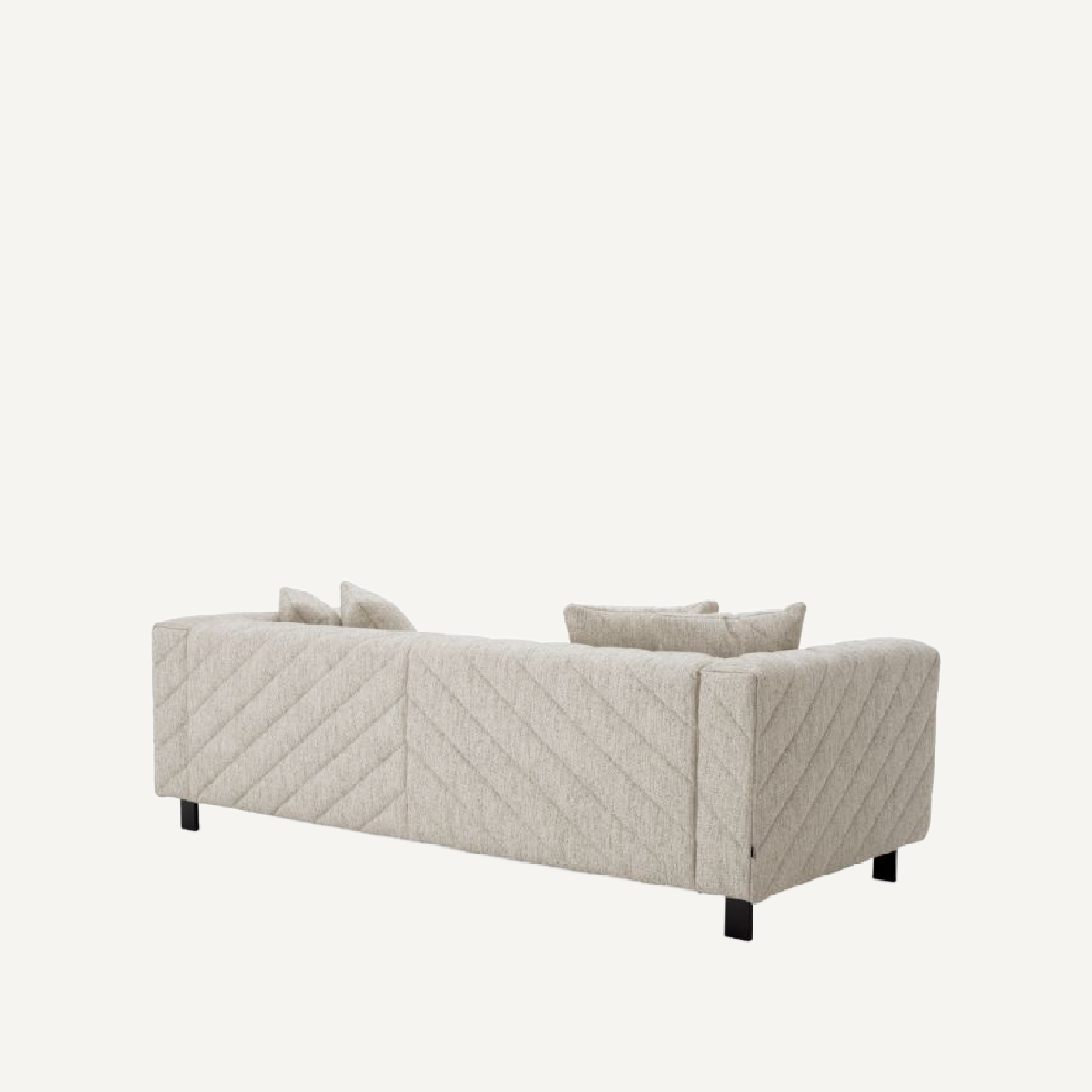 Canapé 2-3 places en tissu greige | Eichholtz Avellino | REMO-HOME, mobilier et décoration d'intérieur