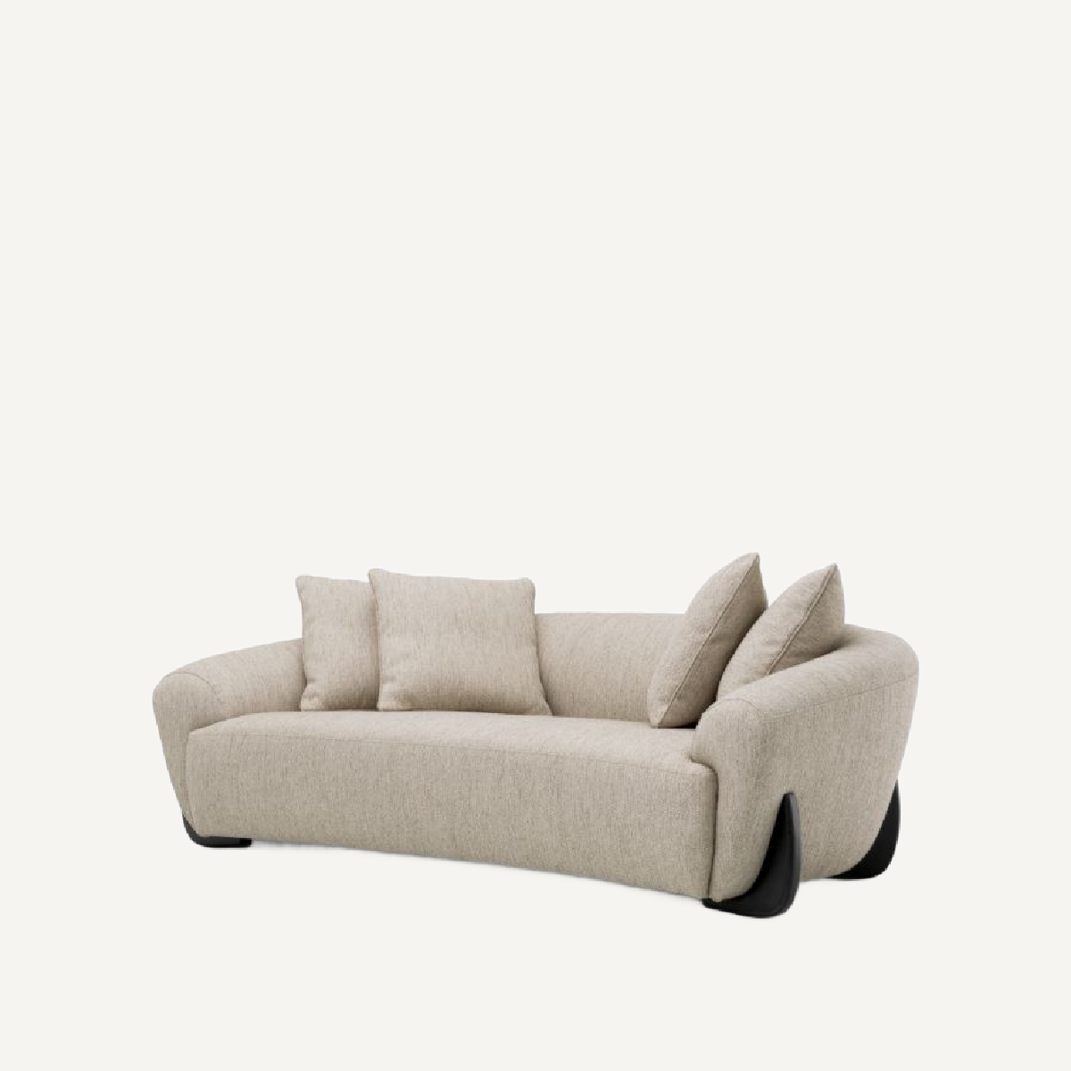 Canapé 2-3 places en tissu greige | Eichholtz Siderno | REMO-HOME, mobilier et décoration d'intérieur