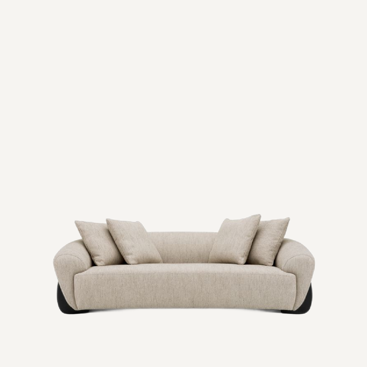 Canapé 2-3 places en tissu greige | Eichholtz Siderno | REMO-HOME, mobilier et décoration d'intérieur