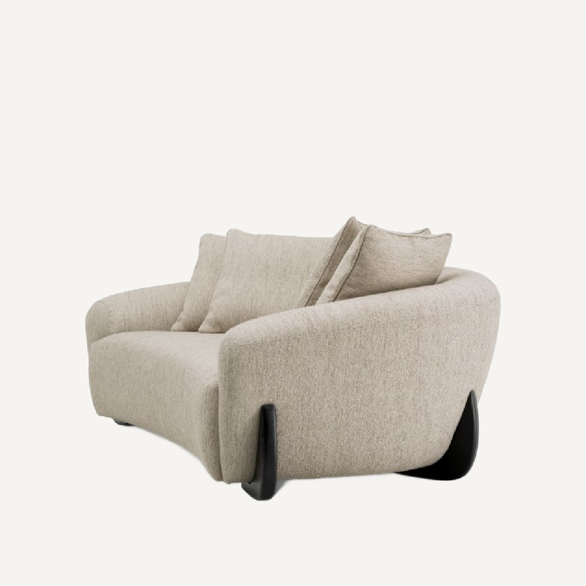 Canapé 2-3 places en tissu greige | Eichholtz Siderno | REMO-HOME, mobilier et décoration d'intérieur