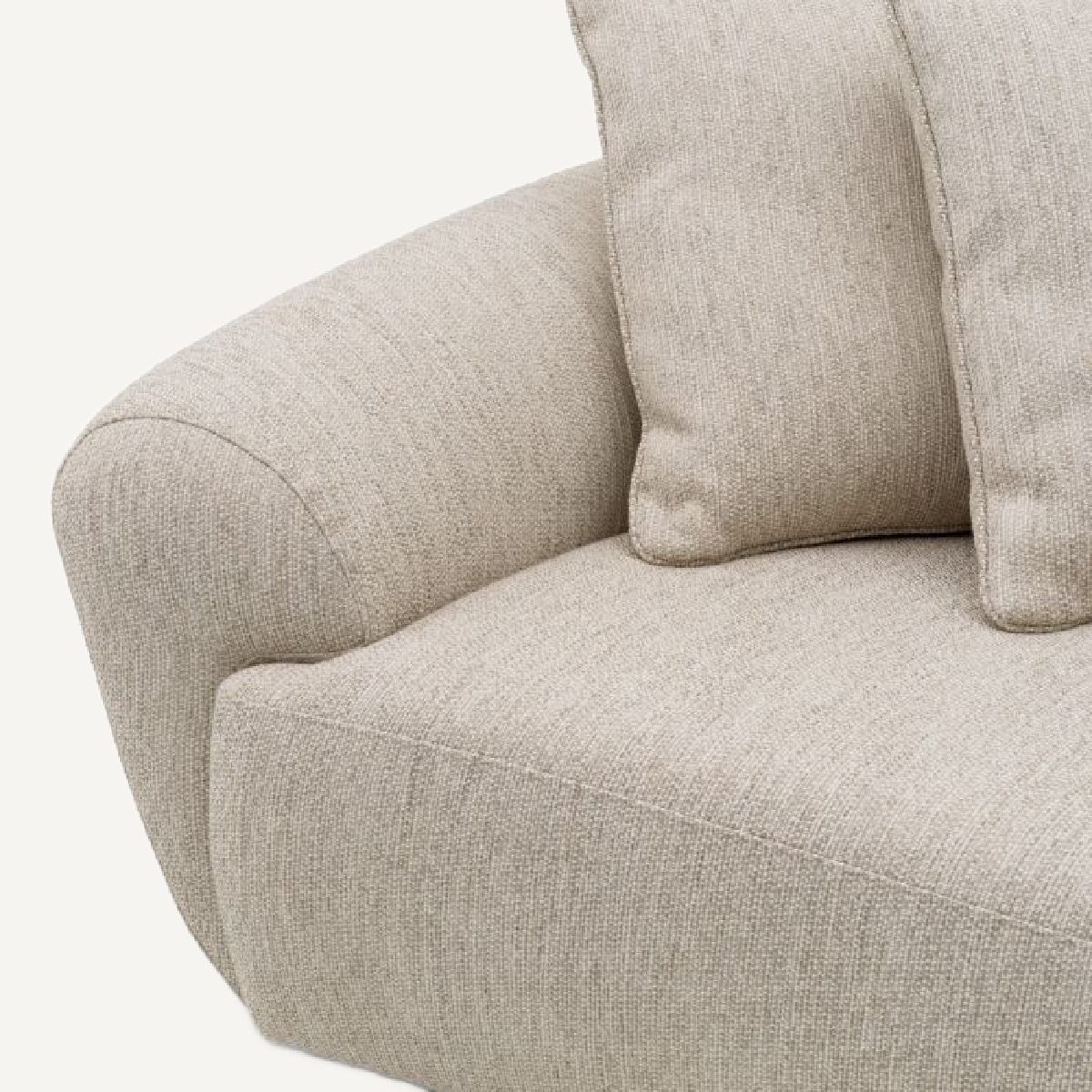 Canapé 2-3 places en tissu greige | Eichholtz Siderno | REMO-HOME, mobilier et décoration d'intérieur