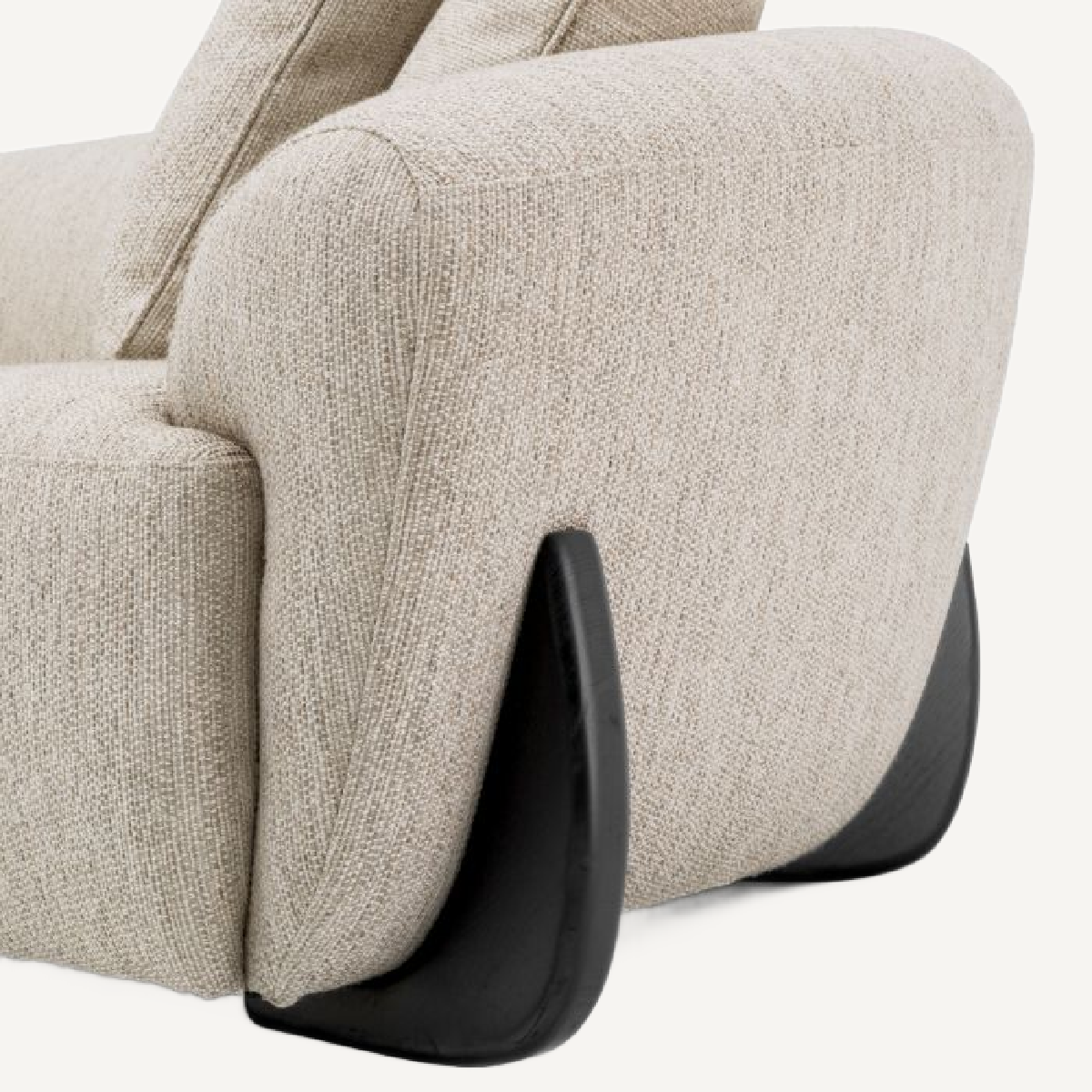 Canapé 2-3 places en tissu greige | Eichholtz Siderno | REMO-HOME, mobilier et décoration d'intérieur