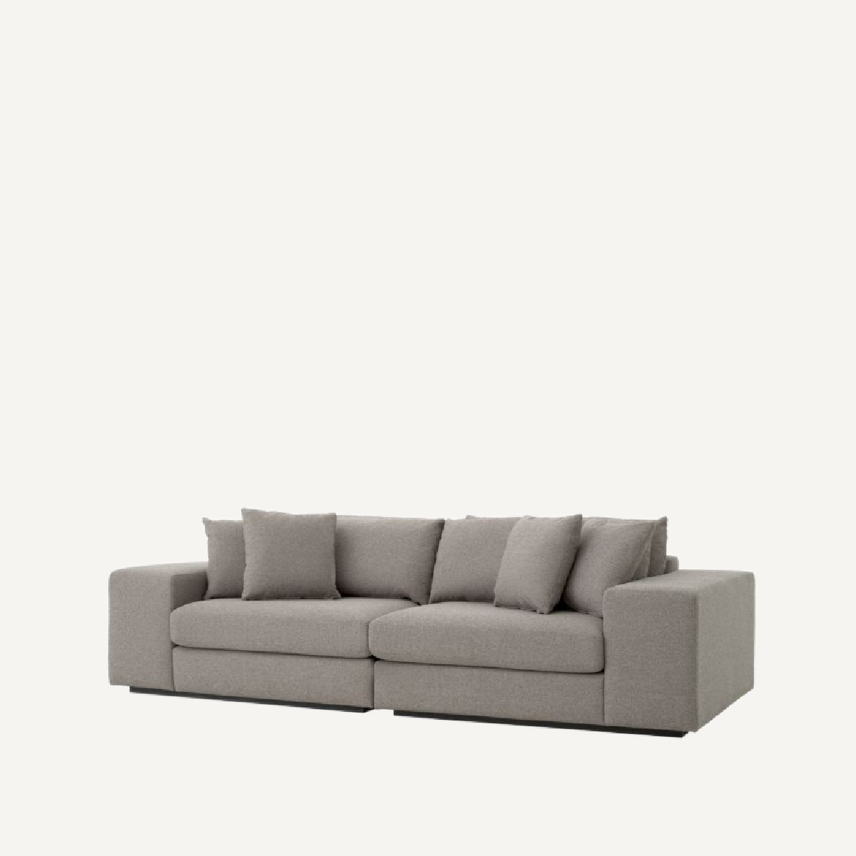Canapé 2-3 places en tissu gris | Eichholtz Vista Grande | REMO-HOME, mobilier et décoration d'intérieur