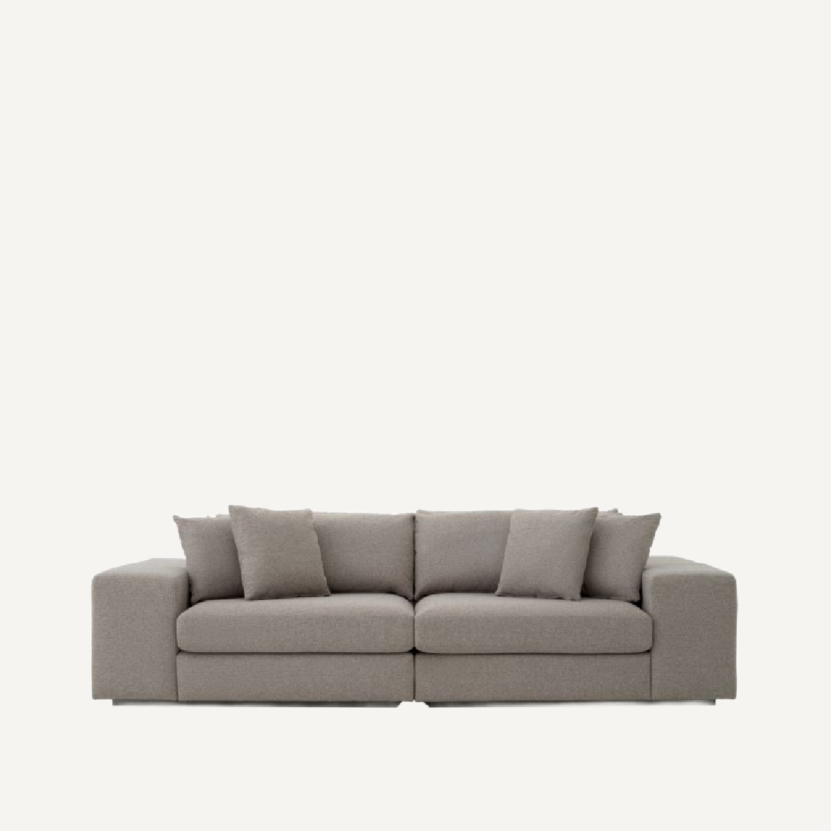 Canapé 2-3 places en tissu gris | Eichholtz Vista Grande | REMO-HOME, mobilier et décoration d'intérieur