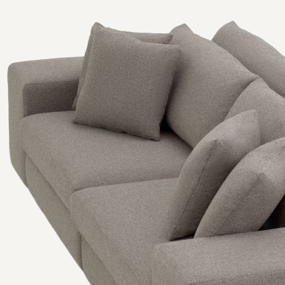 Canapé 2-3 places en tissu gris | Eichholtz Vista Grande | REMO-HOME, mobilier et décoration d'intérieur