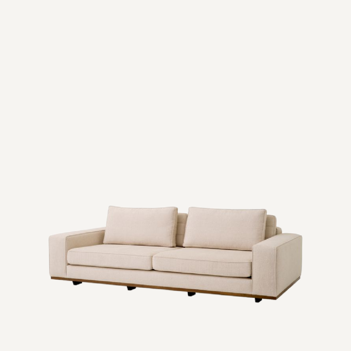 Canapé 2 places en tissu beige | Eichholtz Aurora S | REMO-HOME, mobilier et décoration d'intérieur