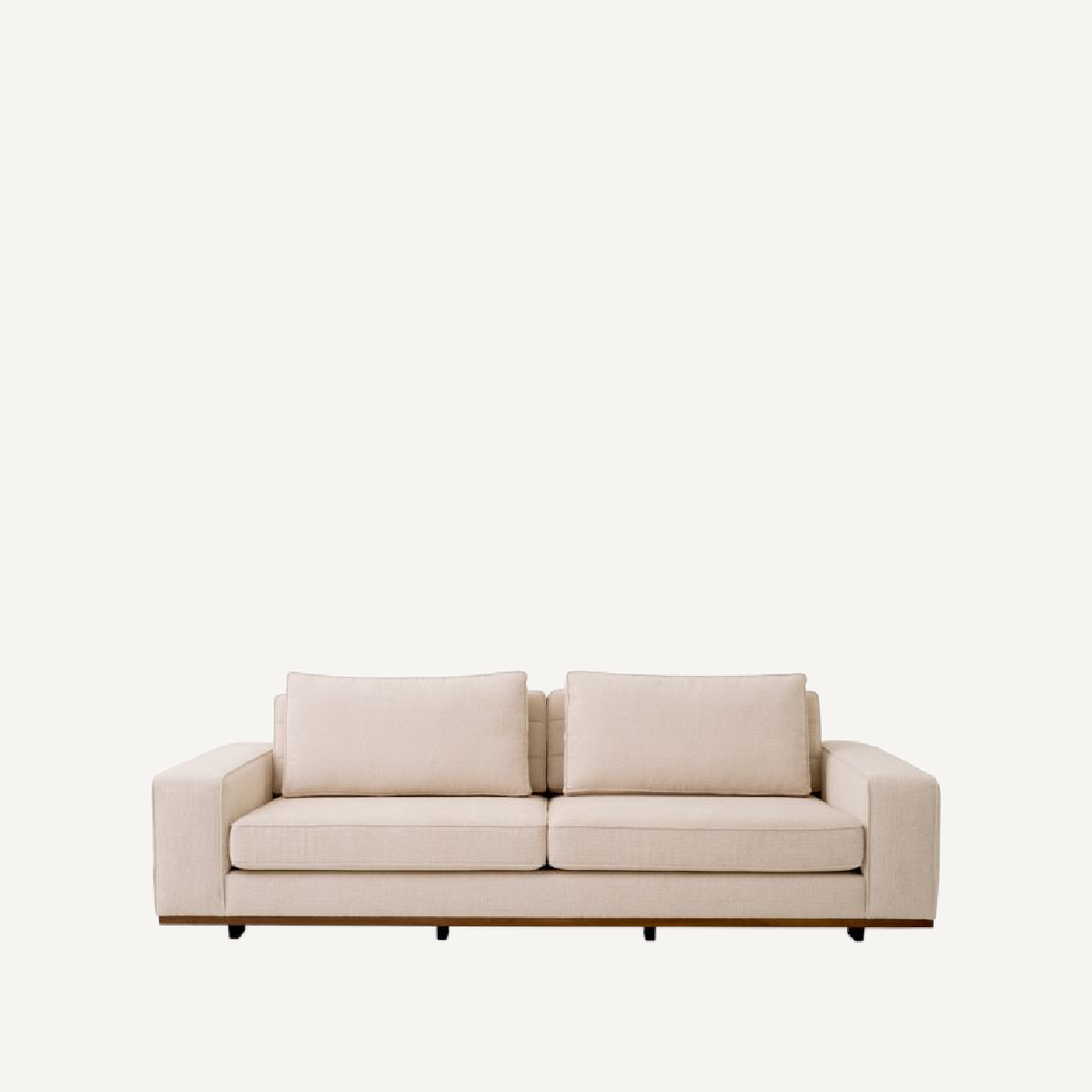 Canapé 2 places en tissu beige | Eichholtz Aurora S | REMO-HOME, mobilier et décoration d'intérieur