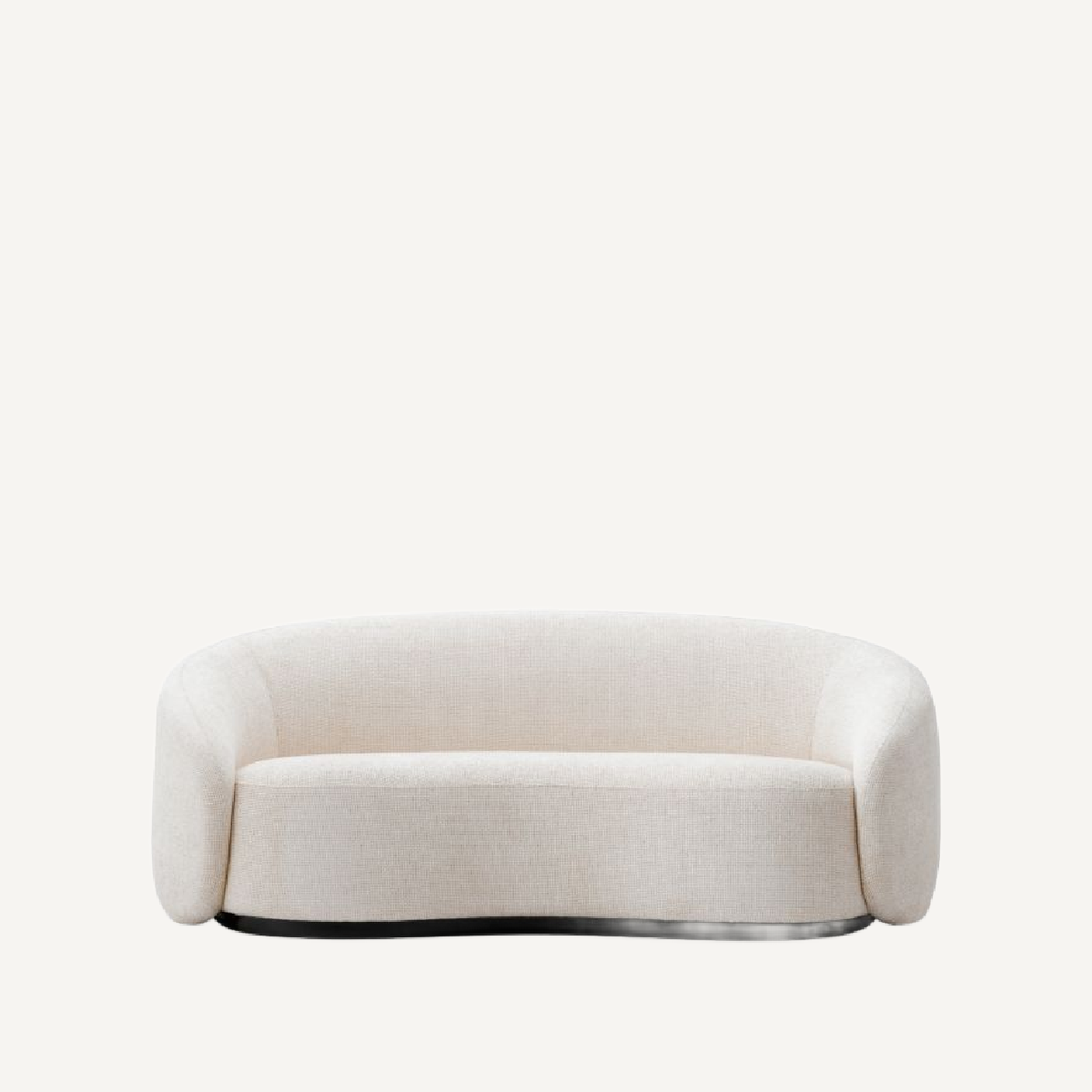 Canapé 2 places en tissu blanc cassé | Eichholtz Amore S | REMO-HOME, mobilier et décoration d'intérieur