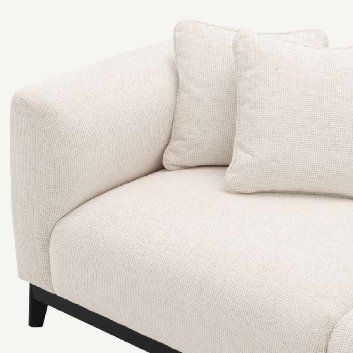 Canapé 2 places en tissu blanc cassé | Eichholtz Corso S | REMO-HOME, mobilier et décoration d'intérieur