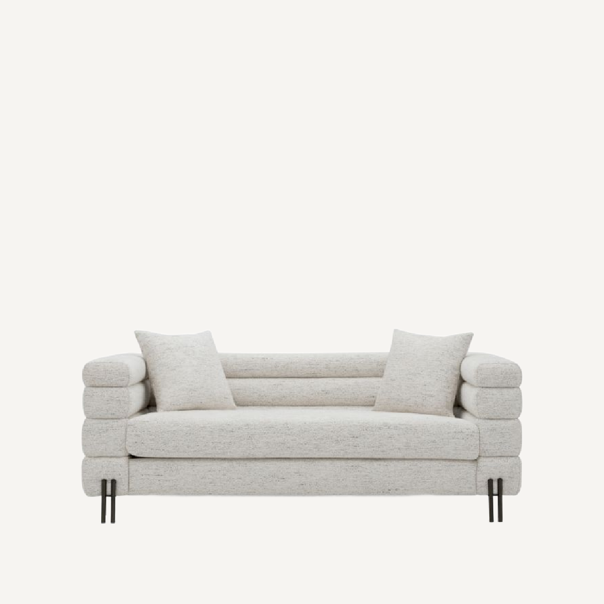 Canapé 2 places en tissu blanc cassé | Eichholtz York S | REMO-HOME, mobilier et décoration d'intérieur