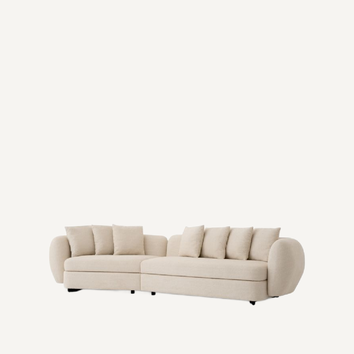 Canapé 3-4 places en tissu beige | Eichholtz Sidney | REMO-HOME, mobilier et décoration d'intérieur