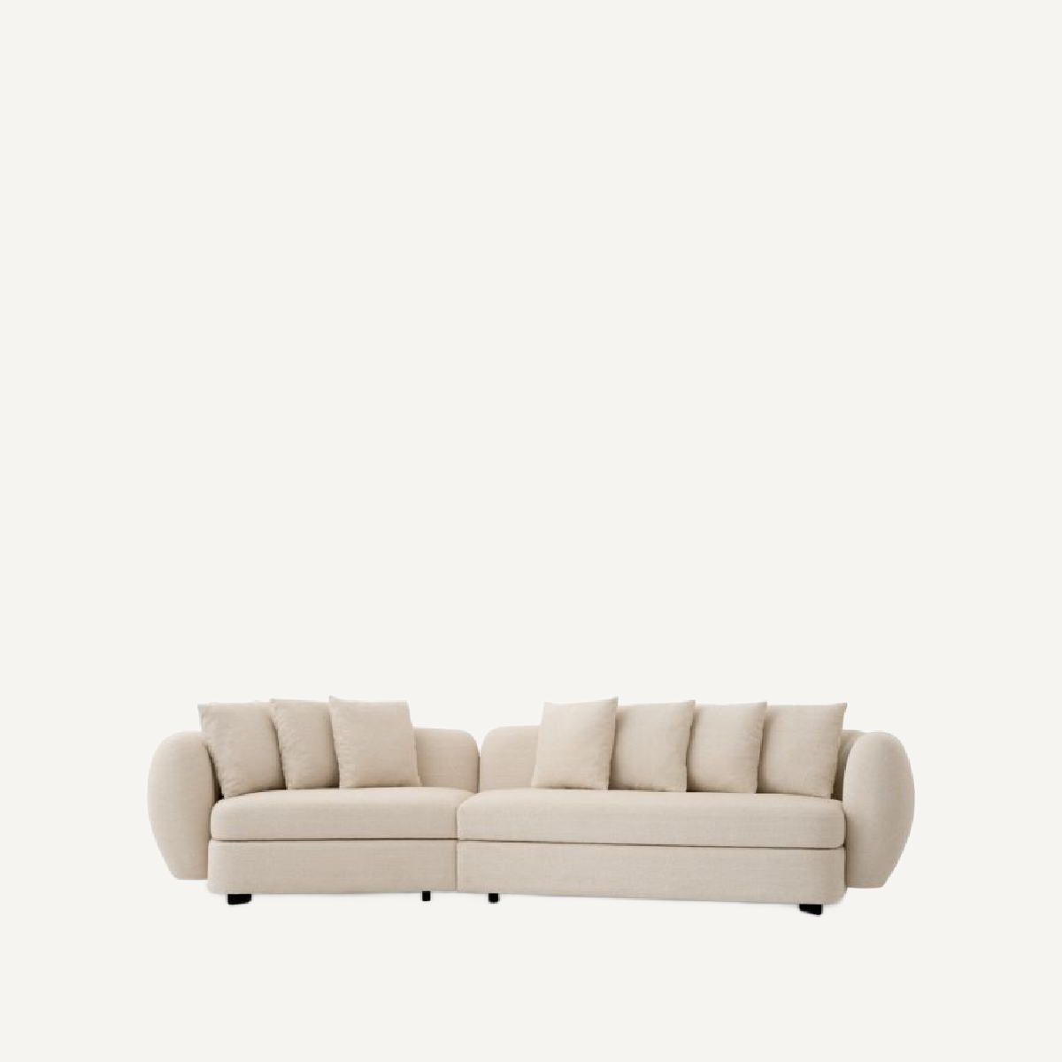 Canapé 3-4 places en tissu beige | Eichholtz Sidney | REMO-HOME, mobilier et décoration d'intérieur