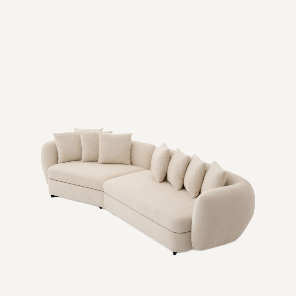 Canapé 3-4 places en tissu beige | Eichholtz Sidney | REMO-HOME, mobilier et décoration d'intérieur