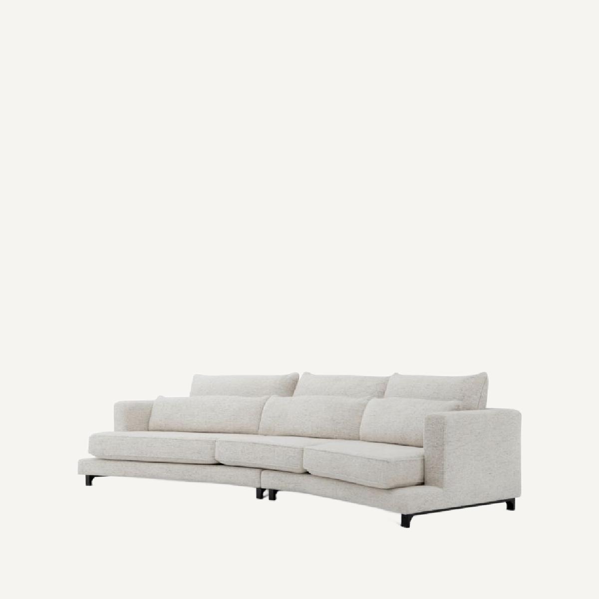 Canapé 3-4 places en tissu blanc cassé | Eichholtz Savarana | REMO-HOME, mobilier et décoration d'intérieur