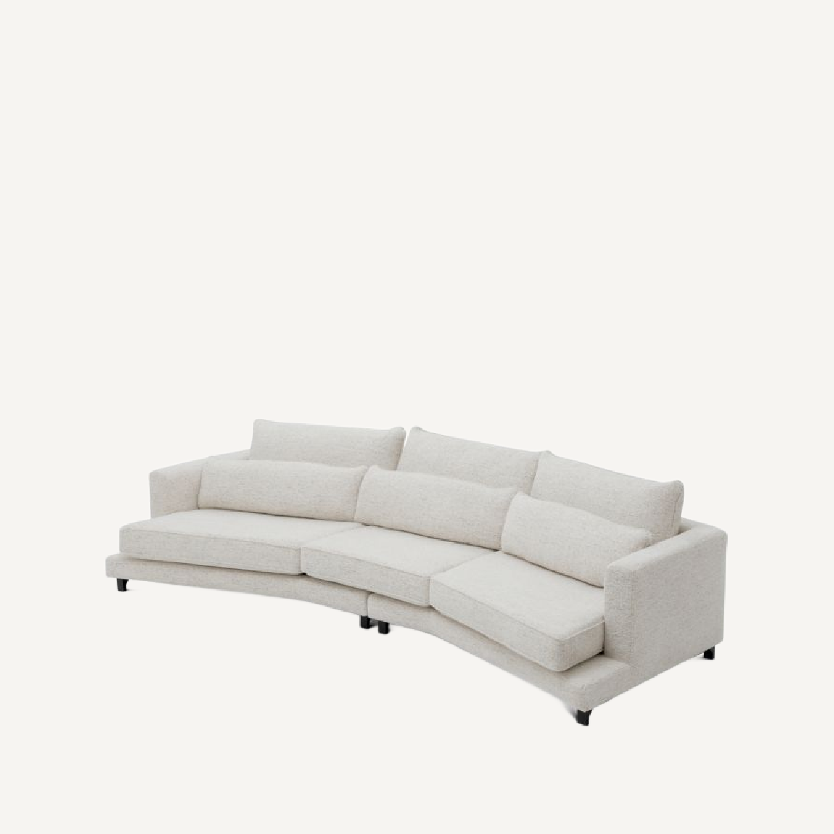 Canapé 3-4 places en tissu blanc cassé | Eichholtz Savarana | REMO-HOME, mobilier et décoration d'intérieur