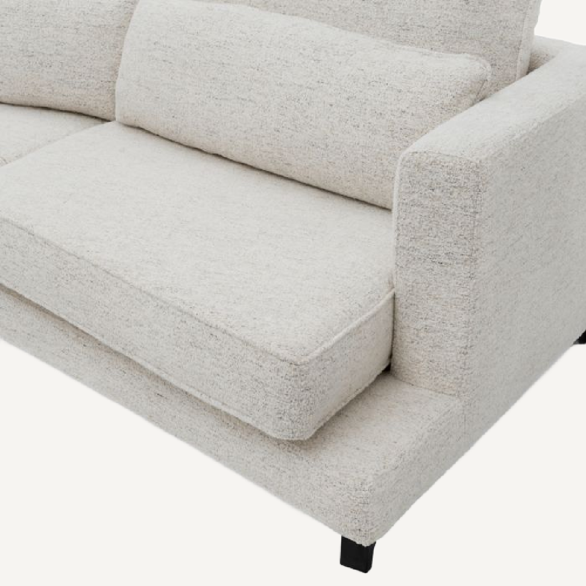 Canapé 3-4 places en tissu blanc cassé | Eichholtz Savarana | REMO-HOME, mobilier et décoration d'intérieur