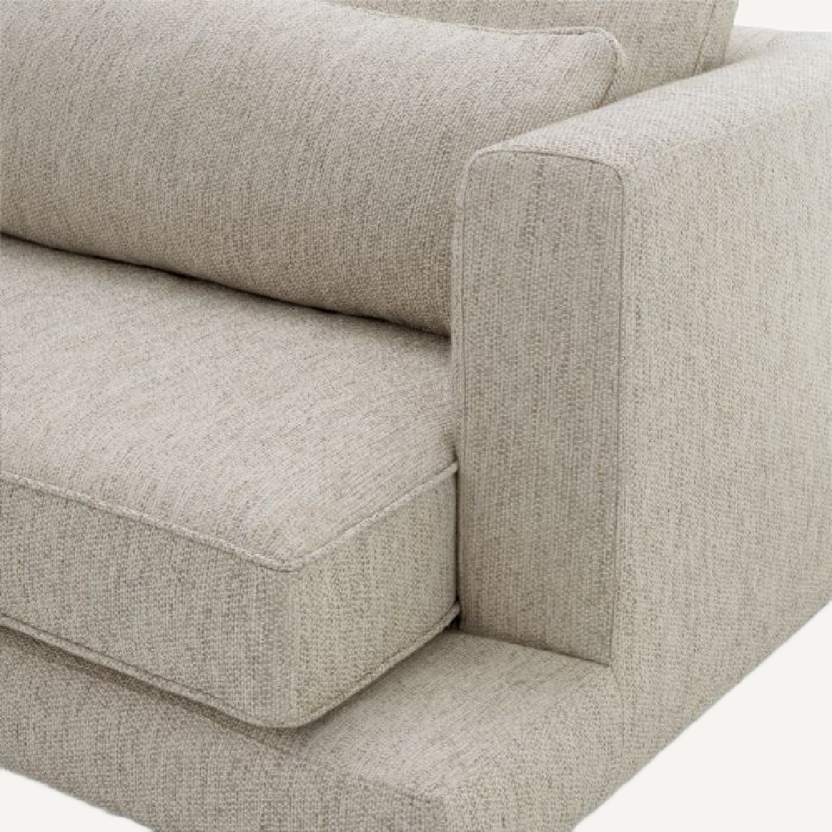 Canapé 3-4 places en tissu greige | Eichholtz Savarana | REMO-HOME, mobilier et décoration d'intérieur