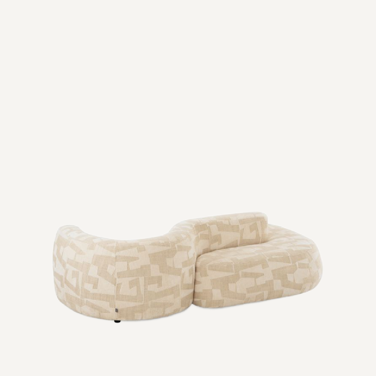 Canapé 3-4 places en tissu sable | Eichholtz Julita | REMO-HOME, mobilier et décoration d'intérieur