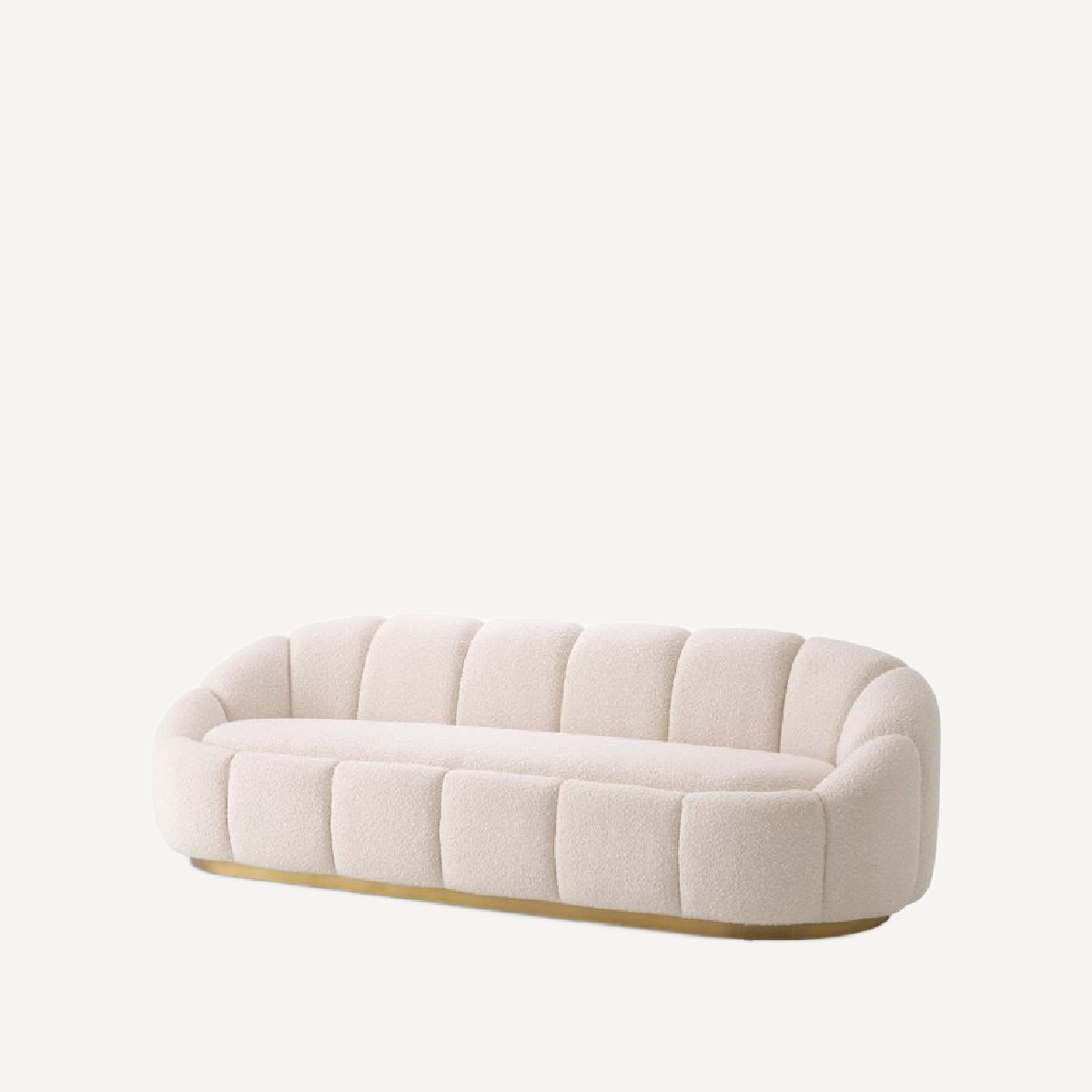 Canapé 3 places bouclé crème | Eichholtz Inger | REMO-HOME, mobilier et décoration d'intérieur