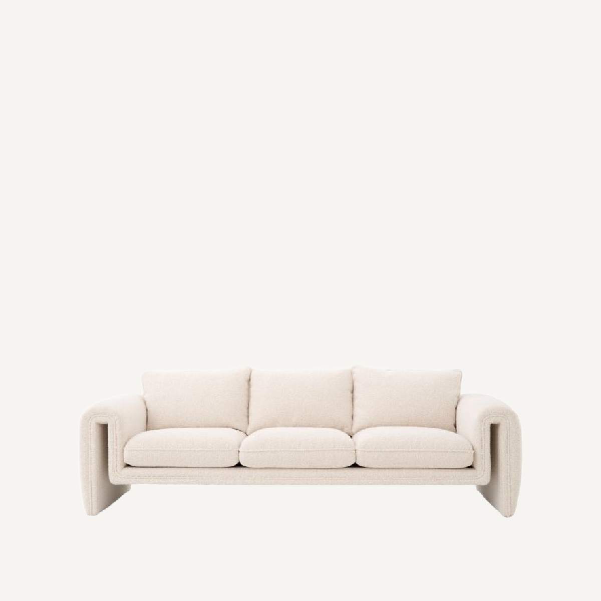 Canapé 3 places bouclé crème | Eichholtz Tondo | REMO-HOME, mobilier et décoration d'intérieur