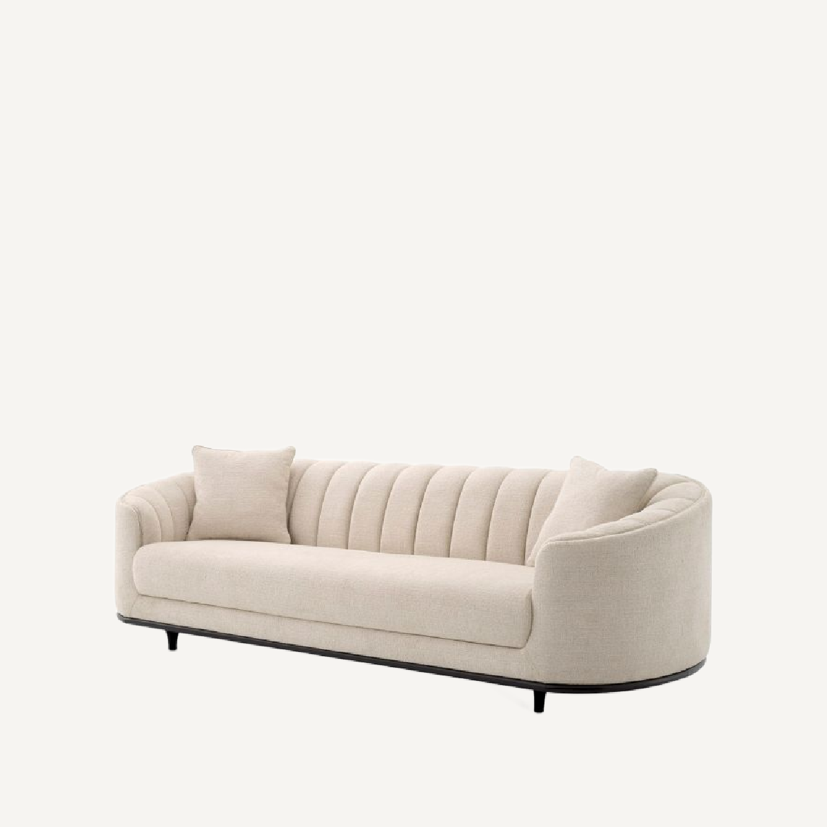 Canapé 3 places en tissu beige | Eichholtz Agostino | REMO-HOME, mobilier et décoration d'intérieur